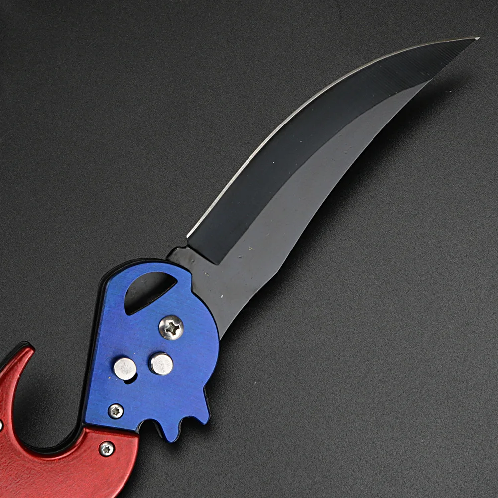 Červené Venkovní Skládací Nůž Vysoce Kvalitní Oceli Lovecký Nůž Wild Camping Taktické Podpory Nůž 3