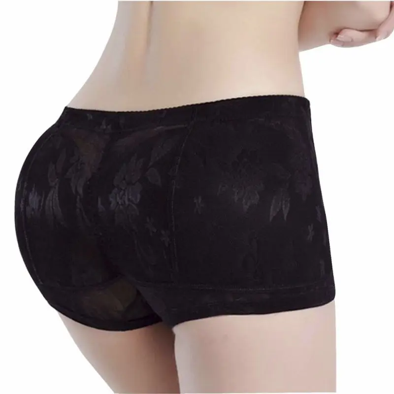 Ženy Enhancer Shaper Kalhotky S Vysokým Pasem Push Up Polstrovaný Zadek Falešný Hip Spodní Prádlo 0